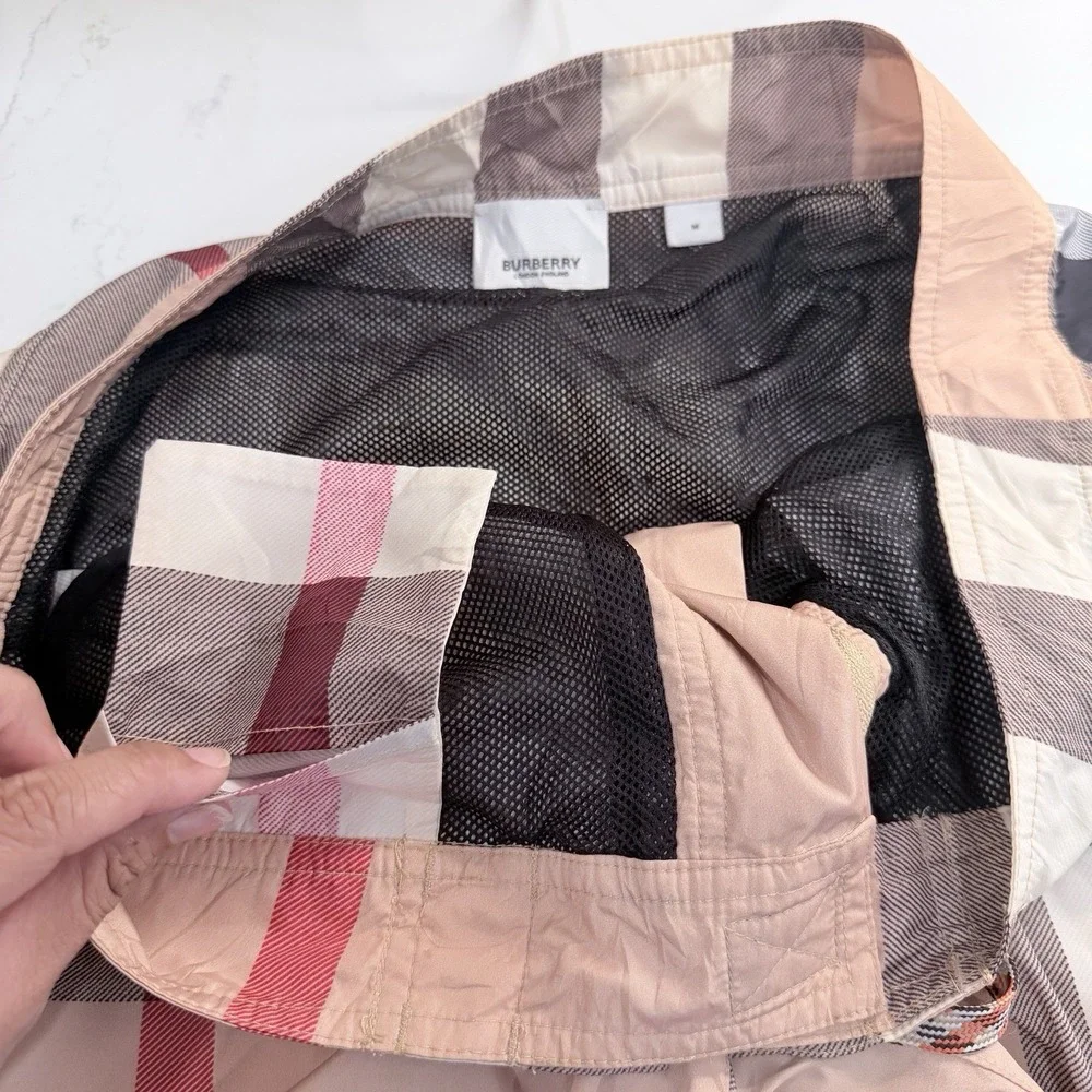 Burberry Men's Nova Check Swim Shorts Board Shorts Drawstring Size M
